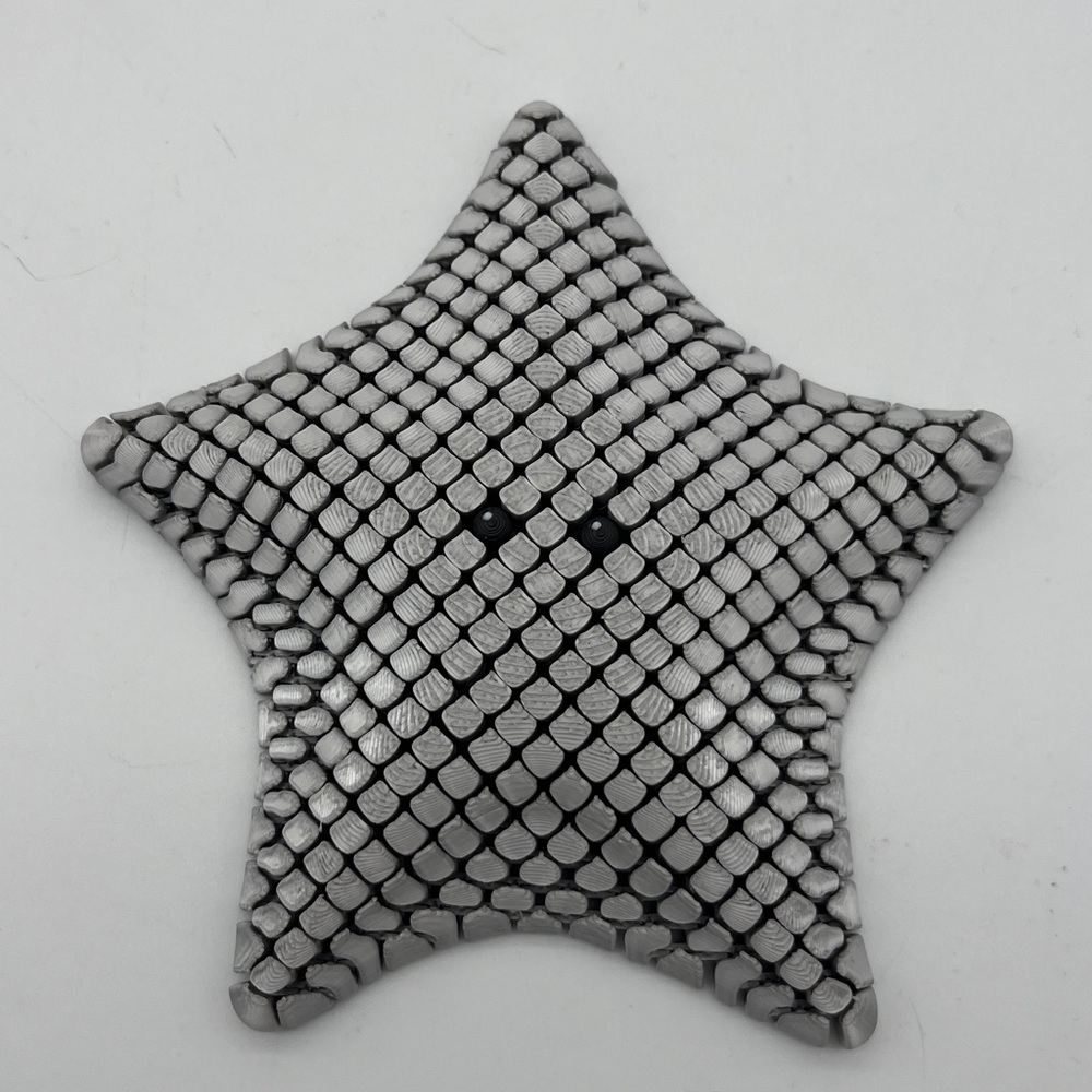 3D printed Articulated Betsie, The Sea Star  Fidget Toy Fun Collectibl…